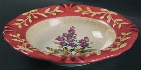 La Toscana (Floral) 8" Soup/Pasta Bowl