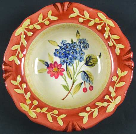 La Toscana (Floral) 8" Soup/Pasta Bowl