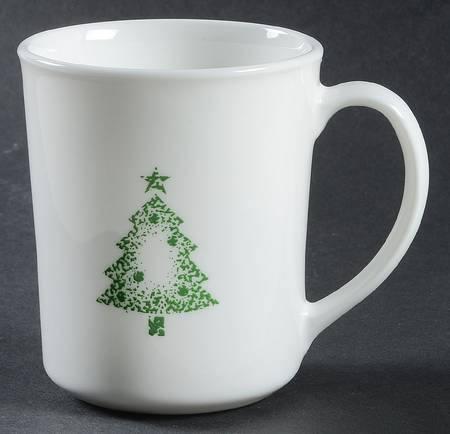 Sponge Christmas Tree Mug