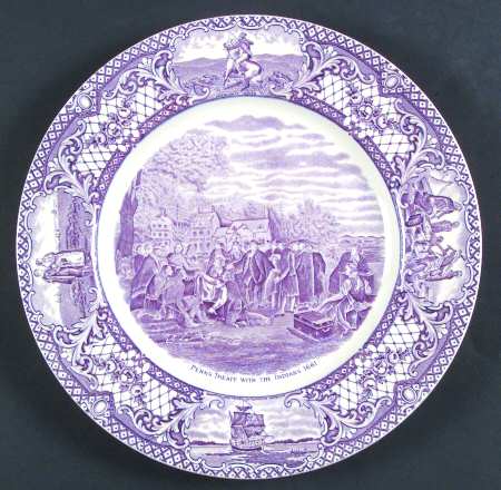 Colonial Times Mulberry (Smooth) by Crown Ducal