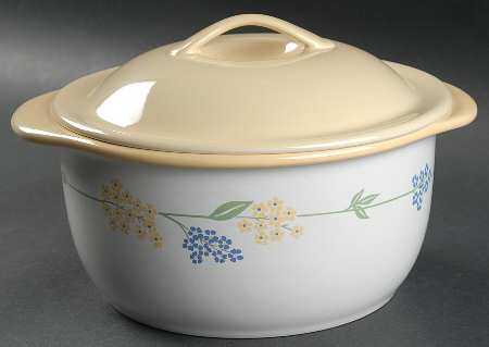 Secret Garden (Corelle) 1.5 Qt Round Covered Casserole