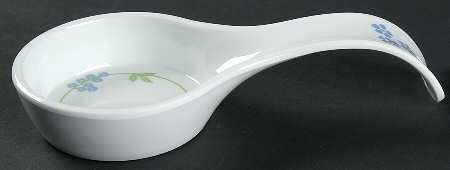 Secret Garden (Corelle) Melamine Spoon Rest (Holds 1 Spoon)