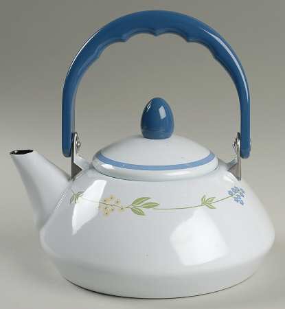 Secret Garden (Corelle) Individual Metal Kettle & Lid
