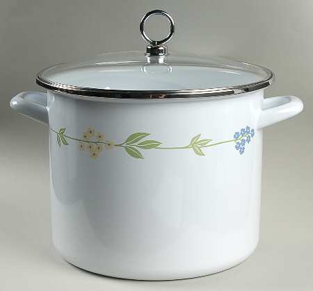 Secret Garden (Corelle) 8 Quart Metal Stockpot & Metal Lid