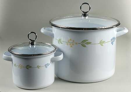 Secret Garden (Corelle) (4 Piece) Metal Stockpot Set (1.5qt & 8qt)