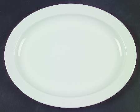 COR151 (Rolled Edge) 13" Oval Serving Platter