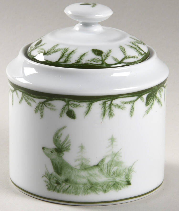Forest Sugar Bowl & Lid