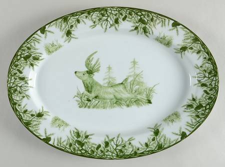 Forest 16" Oval Serving Platter