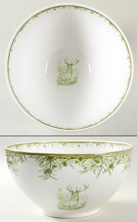 Forest 11" Large Salad Serving Bowl