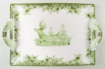 Forest Handled Tray