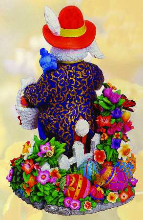 Bunny Trails (Dapper Hare) Figurine Centerpiece