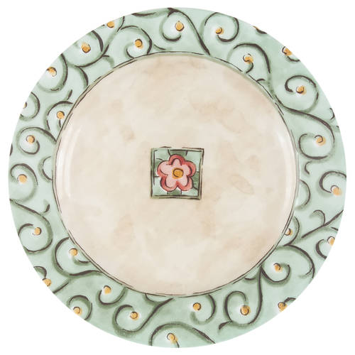 Watercolors Luncheon Plate