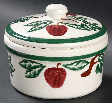 Apple & Ivy Candy Dish & Lid