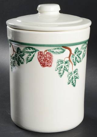Apple & Ivy Large Canister & Lid