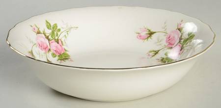 Rose Bouquet 8" Round Vegetable Bowl