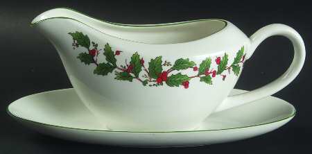 Noel Gravy Boat & Underplate