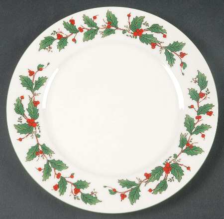 Noel Salad Plate