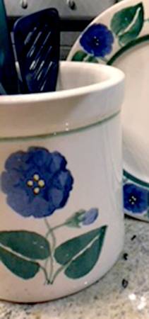 Morning Glory Utensil Holder