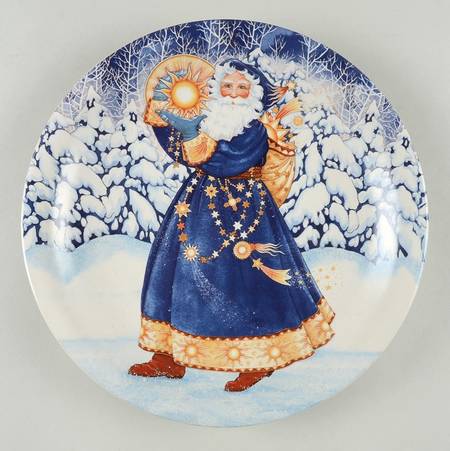 Starlight Santa Dinner Plate