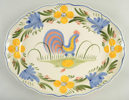 Chanticleer 18" Oval Serving Platter