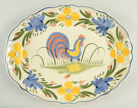 Chanticleer 17" Oval Serving Platter