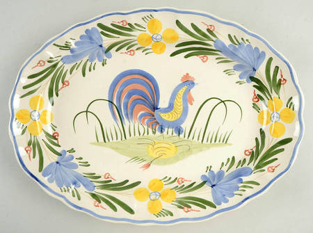Chanticleer 14" Oval Serving Platter