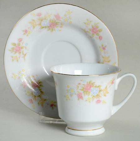 Adrienne Footed Cup & Saucer Set