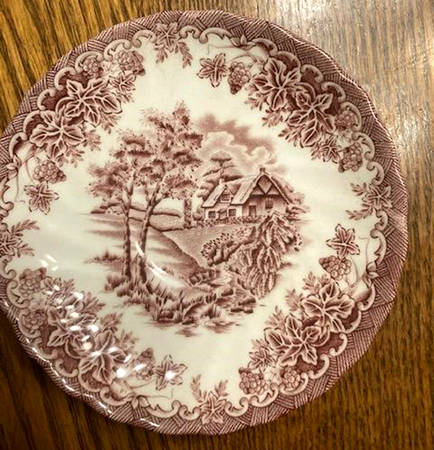 The Brook Pink (Columbia, Malaysia) Saucer