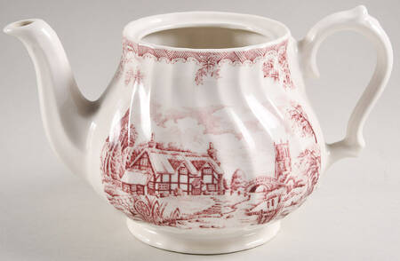 The Brook Pink (Columbia, Malaysia) Teapot No Lid