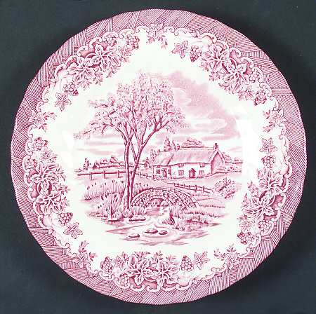 The Brook Pink (Columbia, Malaysia) Salad/Dessert Plate