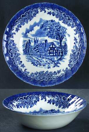 The Brook Blue (Columbia, Malaysia) Coupe Cereal Bowl