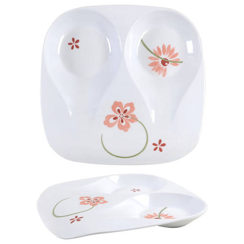 Pretty Pink (Corelle) Melamine Double Spoon Rest/Holder
