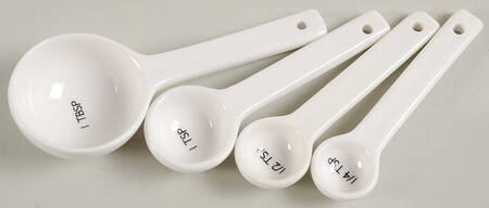 Aspen (Essential) (4 Pc) Ceramic Measuring Spoon Set