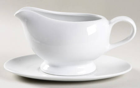 Aspen (Essential) Gravy Boat & Underplate