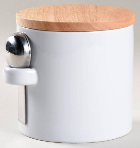 Aspen (Essential) Small Canister with Wood Lid & Metal Scoop