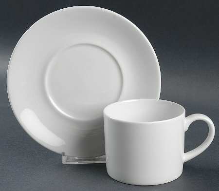 Aspen (Essential) Flat Cup & Saucer Set