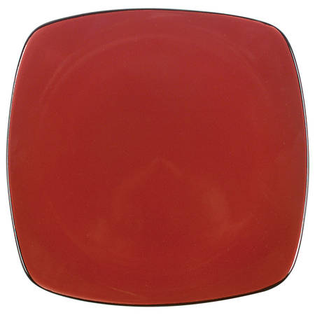 Chili Red (Square) Luncheon Plate by Corning Corelle