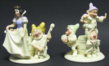 Snow White Figural Candlestick - Set of 2
