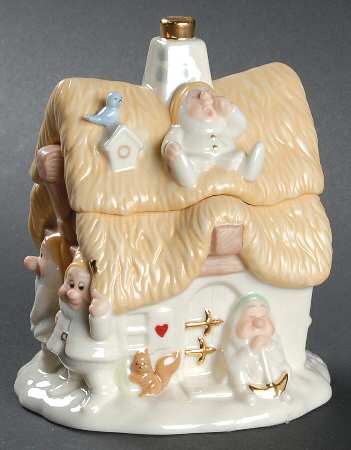 Snow White Figural Sugar Bowl & Lid