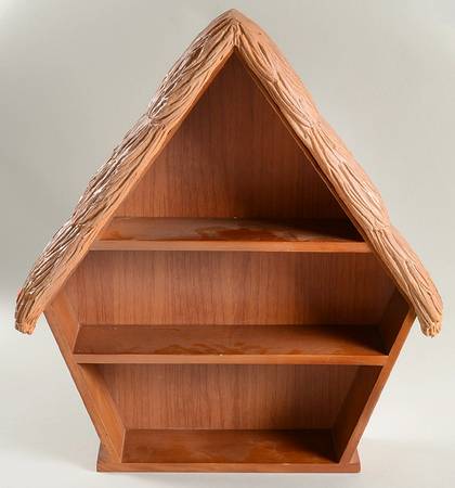 Snow White 3 Tier Wood Shelf