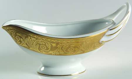 Versailles Gold Open Sauce Boat