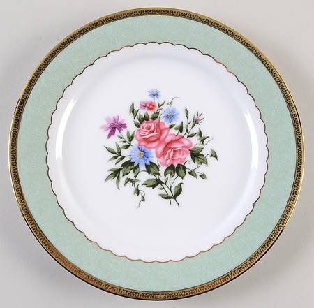 Grand Buffet Gold Accent Salad Plate