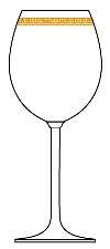 Grand Buffet Gold Glassware Wine