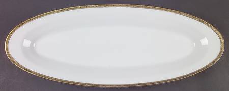 Grand Buffet Gold 18" Oval Serving Platter
