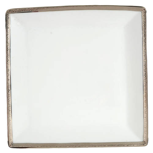 Grand Buffet Platinum Square Salad Plate