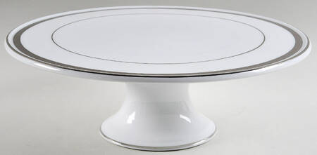 Grand Buffet Platinum 12" Diameter Pedestal Cake Stand