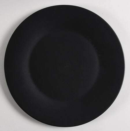 Corso Black Dinner Plate