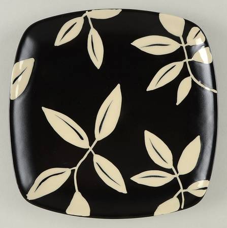 Corso Black Salad Plate