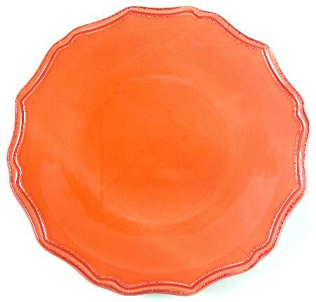 Baroque Terra Cotta Salad Plate