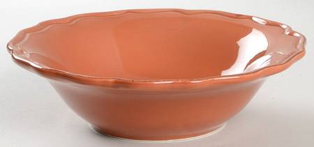 Baroque Terra Cotta Coupe Cereal Bowl